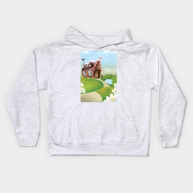 Candy House Kids Hoodie by nickemporium1